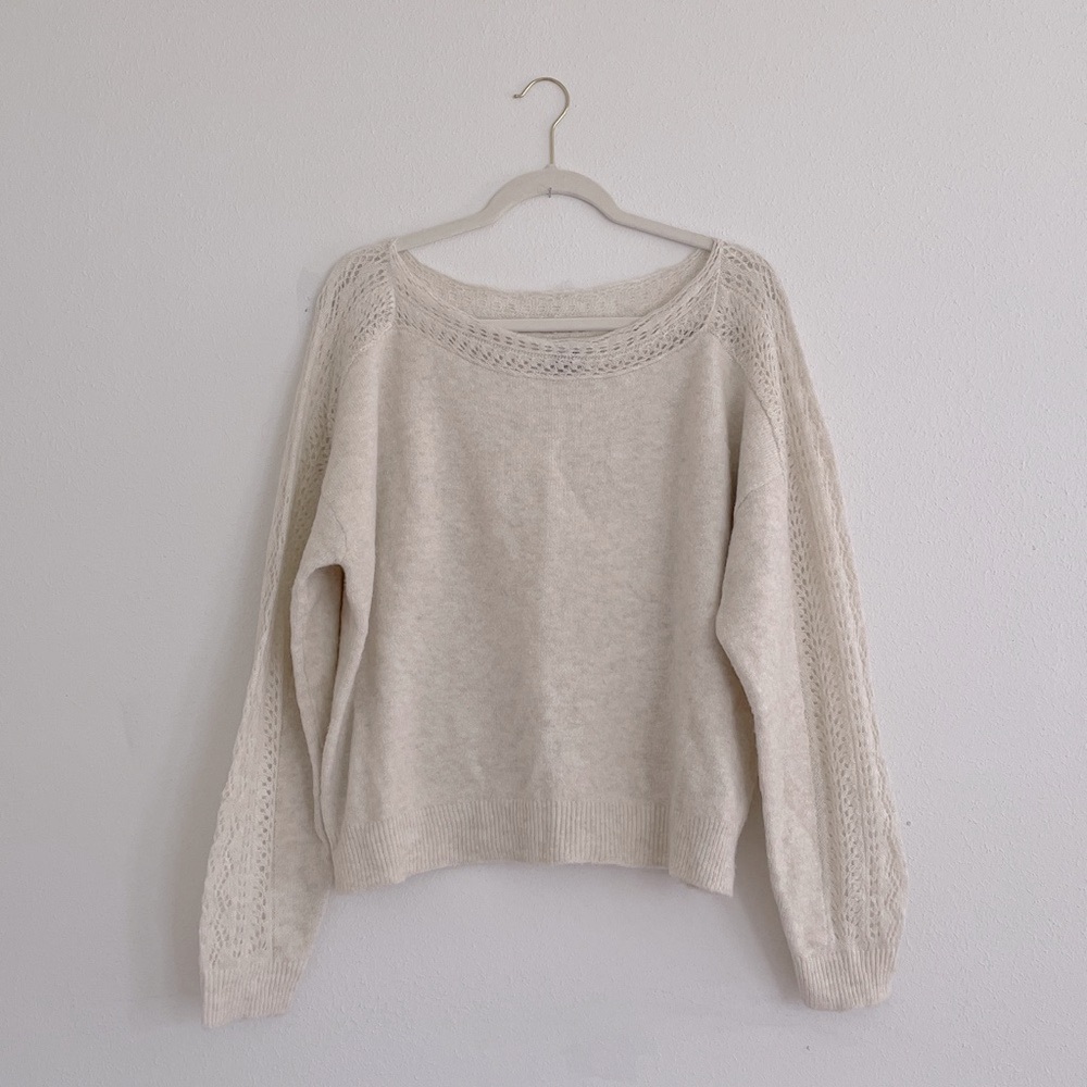 American Eagle Pointelle Sweater